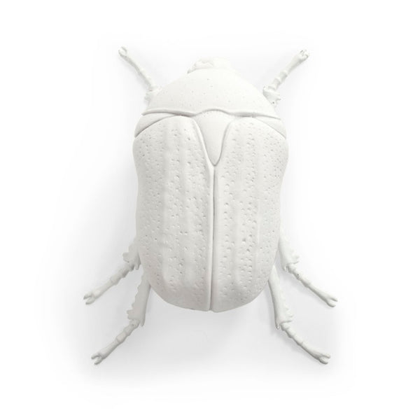 Zentique Resin Sculpted Beetle Wall Art Accent - Realistic Textured Finish, Lightweight 10x3x7" Decor TM6516262WT