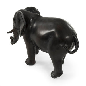 Zentique Resin Elephant Statue with Lifelike Detail, Smooth Neutral Finish, Durable Lightweight Décor Accent TME4617001CO