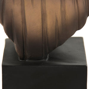 Zentique Resin Girl Bust — Elegant 16.5" Sculptural Accent, Durable Resin Finish for Shelves, Mantels, Vignettes TME4617102