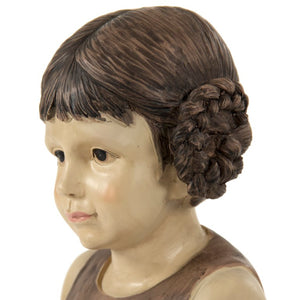 Zentique Resin Graceful Girl Statue, 23" Tall Serene Sculptural Accent for Mantel, Shelf, Entryway Decor TME4617212