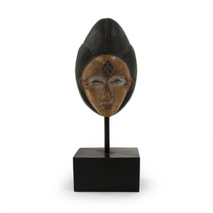 Zentique Resin Dramatic Japanese Theater Mask Wall Art – 20.5" Tall Sculpted Cosplay Decor, Painted Finish TMF4817306