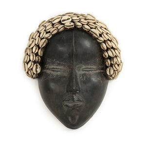 Zentique Resin Woman Mask — Modern Sculptural Wall Accent, Smooth Paint-Ready Finish, Lightweight 10.5x12" TMF4817309