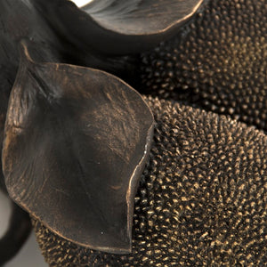 Zentique Resin Double Jackfruit Sculptural Accent with Realistic Texture, Durable Matte Finish for Decor (96) TMF4817826