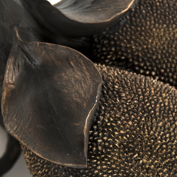 Zentique Resin Double Jackfruit Sculptural Accent with Realistic Texture, Durable Matte Finish for Decor (96) TMF4817826