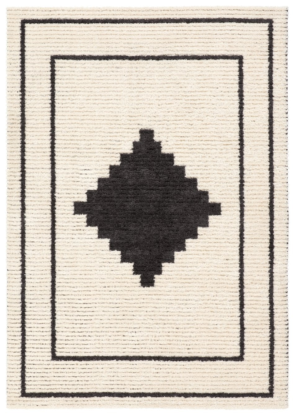 Jaipur Living Tamry Antaram Tmr01 Powerloomed Machinemade 100% Polyester Moroccan / Bohemian Tribal Indoor Rug Ivory 100% Polyester, Jute & Cotton Rug161746