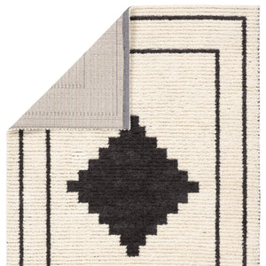 Jaipur Living Tamry Antaram Tmr01 Powerloomed Machinemade 100% Polyester Moroccan / Bohemian Tribal Indoor Rug Ivory 100% Polyester, Jute & Cotton Rug161746