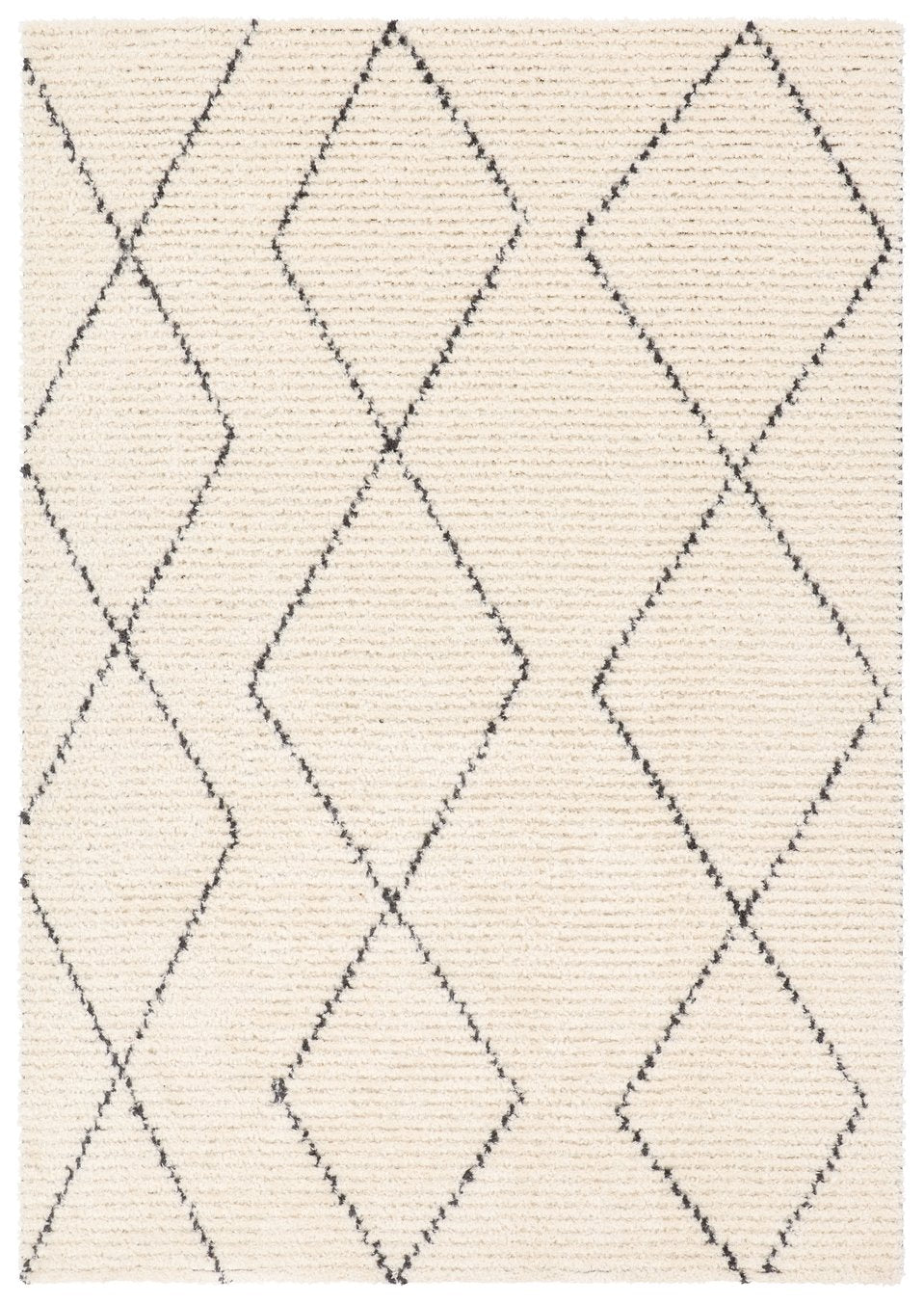 Jaipur Living Tamry Leah Tmr02 Powerloomed Machinemade 100% Polyester Moroccan / Bohemian Tribal Indoor Rug Ivory 100% Polyester, Jute & Cotton Rug161750
