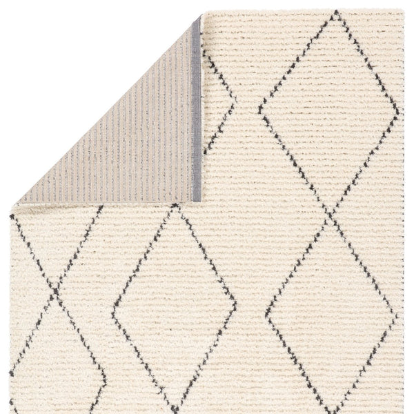 Jaipur Living Tamry Leah Tmr02 Powerloomed Machinemade 100% Polyester Moroccan / Bohemian Tribal Indoor Rug Ivory 100% Polyester, Jute & Cotton Rug161750