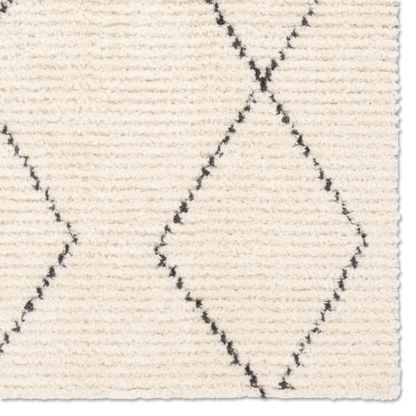 Jaipur Living Tamry Leah Tmr02 Powerloomed Machinemade 100% Polyester Moroccan / Bohemian Tribal Indoor Rug Ivory 100% Polyester, Jute & Cotton Rug161750