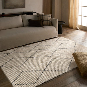 Jaipur Living Tamry Leah Tmr02 Powerloomed Machinemade 100% Polyester Moroccan / Bohemian Tribal Indoor Rug Ivory 100% Polyester, Jute & Cotton Rug161750