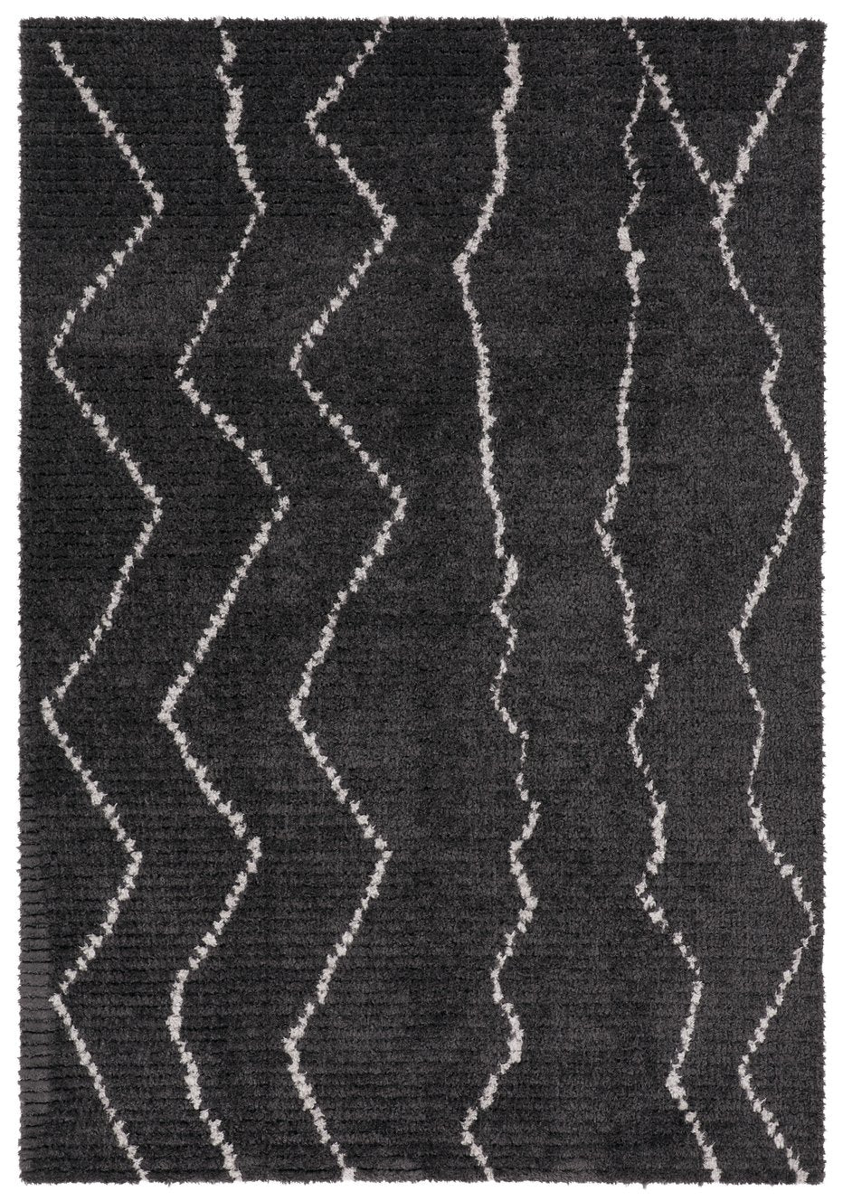Jaipur Living Tamry Nerissa Tmr04 Powerloomed Machinemade 100% Polyester Moroccan / Bohemian Tribal Indoor Rug Black 100% Polyester, Jute & Cotton Rug161761