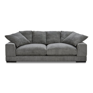 Moe's Home Plunge Sofa - Elegant Comfort With Plush Cushions And Durable Eucalyptus Frame For Cozy Spaces Grey Upholstery, 100% Polyester,Solid Eucalyptus Frame,Plywood
(Fixed Rubber Wood Feet) Tn-1021-25