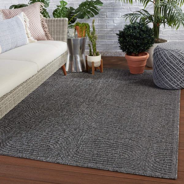 Jaipur Living Nikki Chu Tajiri Trellis Polypropylene Runner Rug for Indoor Outdoor Spaces RUG150953