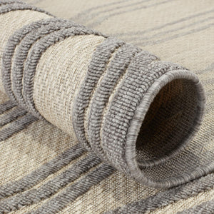 Jaipur Living Nikki Chu Jaipur Adana Polypropylene Trellis Runner Rug for Porch or Entryway Cream 8'X10' RUG150985