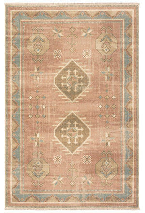 Jaipur Living Todori Voentia Tod04 Powerloomed Machinemade 100% Polyester Contemporary Medallion Indoor Rug Red, Brown 100% Polyester, Recycled Misc Fibers Rug158573
