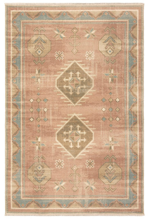 Jaipur Living Todori Voentia Tod04 Powerloomed Machinemade 100% Polyester Contemporary Medallion Indoor Rug Red, Brown 100% Polyester, Recycled Misc Fibers Rug158573