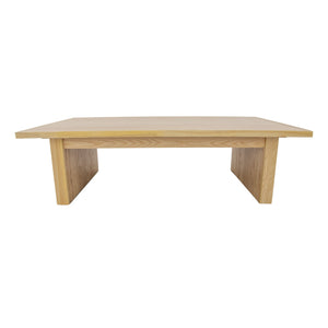 Zeugma Tommy Organic Oak Wood Dining Table – Durable, Traditional Rectangular Design For Timeless Elegance Organic Oak Wood Solid Wood T17dt