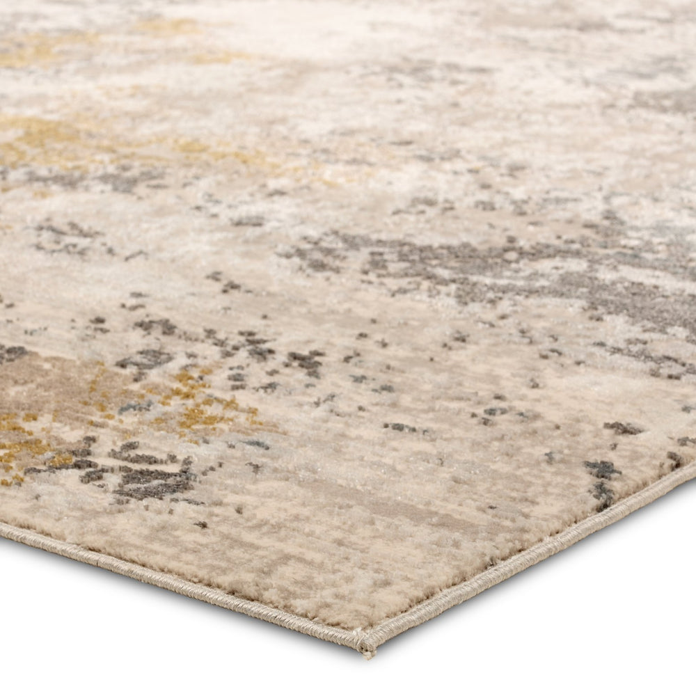 Jaipur Living Toprak Donne Top01 Powerloomed Machinemade 100% Polyester Abstract Abstract Indoor Rug Tan 100% Polyester Rug162628