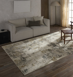 Jaipur Living Toprak Donne Top01 Powerloomed Machinemade 100% Polyester Abstract Abstract Indoor Rug Tan 100% Polyester Rug162628