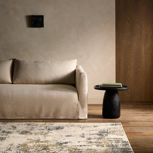 Jaipur Living Toprak Donne Top01 Powerloomed Machinemade 100% Polyester Abstract Abstract Indoor Rug Tan 100% Polyester Rug162628