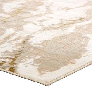 Jaipur Living Toprak Natura Top02 Powerloomed Machinemade 100% Polyester Abstract Abstract Indoor Rug Ivory 100% Polyester Rug162471