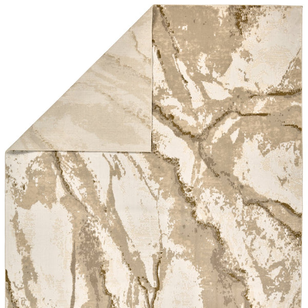 Jaipur Living Toprak Natura Top02 Powerloomed Machinemade 100% Polyester Abstract Abstract Indoor Rug Ivory 100% Polyester Rug162471