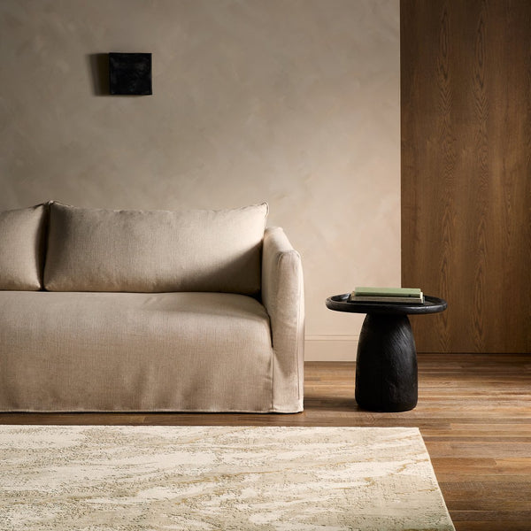 Jaipur Living Toprak Natura Top02 Powerloomed Machinemade 100% Polyester Abstract Abstract Indoor Rug Ivory 100% Polyester Rug162471