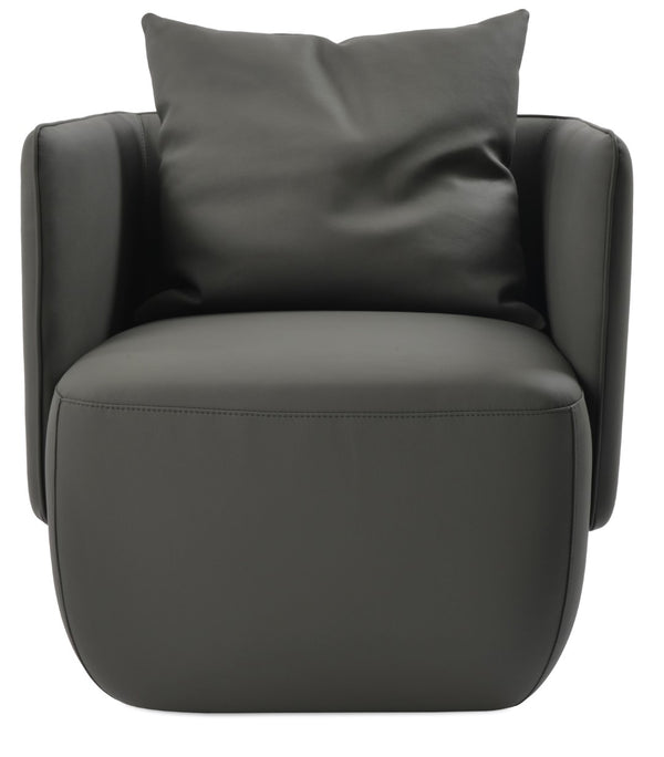 Soho Concept Toronto Lounge Chair - Luxurious Velvet Upholstered Comfort With 5-year Guarantee, Stylish Brown Design Grey  Soho-concept-dining-chair-12612
