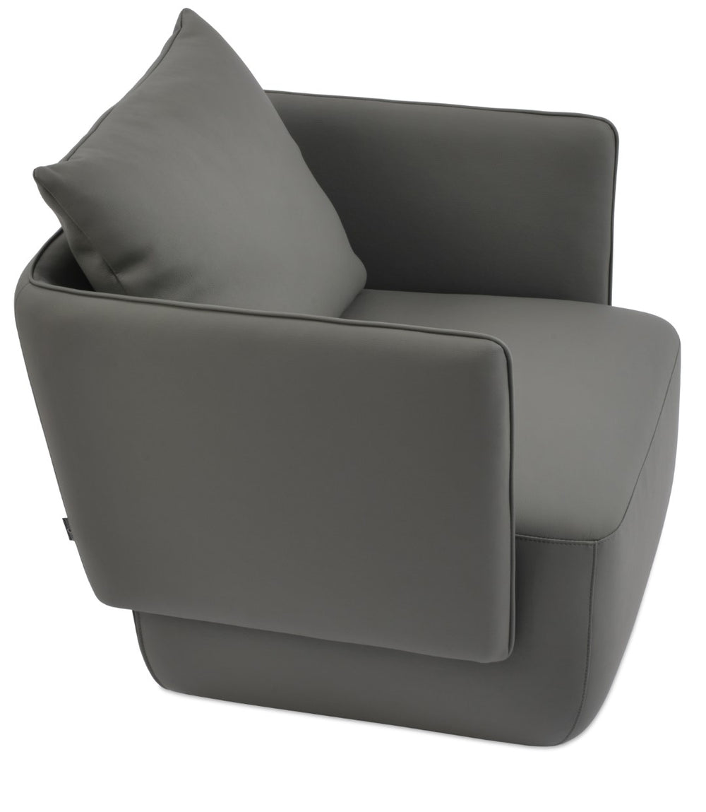 Soho Concept Toronto Lounge Chair - Luxurious Velvet Upholstered Comfort With 5-year Guarantee, Stylish Brown Design Grey  Soho-concept-dining-chair-12612