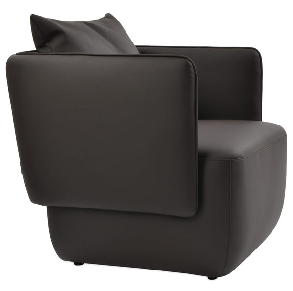 Soho Concept Toronto Lounge Chair - Luxurious Velvet Upholstered Comfort With 5-year Guarantee, Stylish Brown Design Brown  Soho-concept-dining-chair-12611