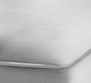 TOV Furniture Tiffany Velvet Chair - Luxurious Handmade Seating for Dining or Bar Areas with Elegant Modern Design Grey TOV-A210