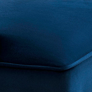 TOV Furniture Tiffany Velvet Chair - Luxurious Handmade Seating for Dining or Bar Areas with Elegant Modern Design Navy TOV-A212