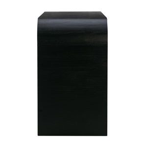 TOV Furniture Hump 62" Arched 6-Drawer Dresser with Soft-Close Drawers and Handmade Acacia-Inspired Design Black TOV-B44098