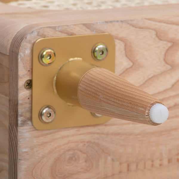 TOV Furniture Carmen 63" Elegant Natural Ash Dresser with Handwoven Cane Accents and Ample Storage Solutions TOV-B44160