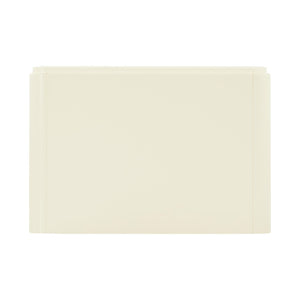 TOV Furniture Sagura 28" Elegant 2-Drawer Nightstand with Soft-Close Drawers for Streamlined Bedroom Style Cream TOV-B54228