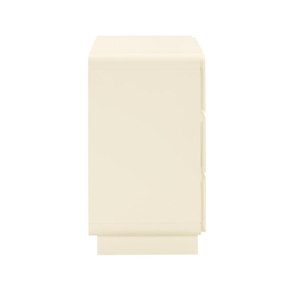 TOV Furniture Sagura 56" Modern 6-Drawer Dresser with Soft-Close Drawers and Elegant Minimalist Design Cream TOV-B54230