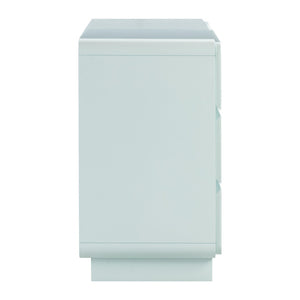 TOV Furniture Sagura 56" Modern 6-Drawer Dresser with Soft-Close Drawers and Elegant Minimalist Design Blue TOV-B54231