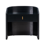 Collins Black Lacquer Nightstand TOV-B54250 TOV Furniture