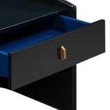 Collins Black Lacquer Nightstand TOV-B54250 TOV Furniture