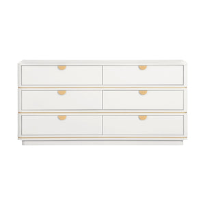 Julieta Cream 6 Drawer Dresser TOV-B54252 TOV Furniture