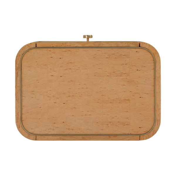 Abigail Natural Birdseye Maple Nightstand TOV-B54255 TOV Furniture