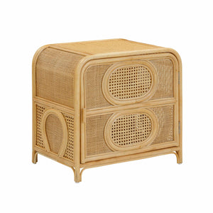 Tina Natural Rattan Nightstand TOV-B54313 TOV Furniture