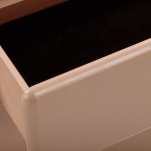 TOV Furniture Tammy 56" Chic 6-Drawer Dresser with Push-to-Open Drawers and Elegant Curved Design for Modern Spaces Taupe TOV-B54339