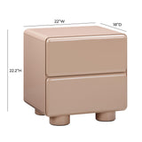 Tammy Taupe Nightstand TOV-B54340 TOV Furniture