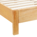 Grappa Natural Wood & Rattan Queen Bed TOV-B54346 TOV Furniture