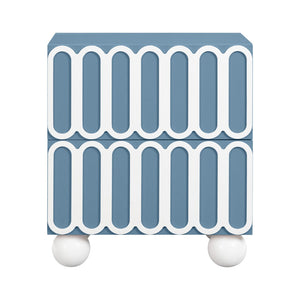 TOV Furniture Tori 23" 2-Drawer Nightstand - Stylish Motif with Soft-Close Drawers & Solid Wood Legs for Storage TOV-B54374