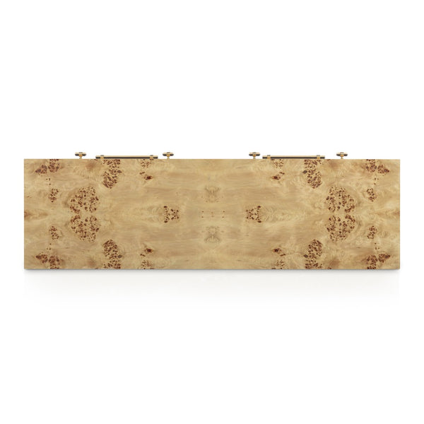 TOV Furniture Brandyss 62" Contemporary Burl 7-Drawer Dresser for Stylish Storage & Elegant Bedroom Decor Natural TOV-B54394