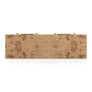 TOV Furniture Brandyss 62" Contemporary Burl 7-Drawer Dresser for Stylish Storage & Elegant Bedroom Decor Honey TOV-B54395