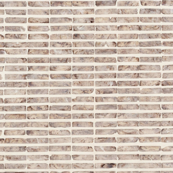 TOV Furniture Derry Artisan-Crafted Capiz Shell Nightstand – Coastal Elegance for Small Spaces and Storage Solutions Lavender TOV-B54433