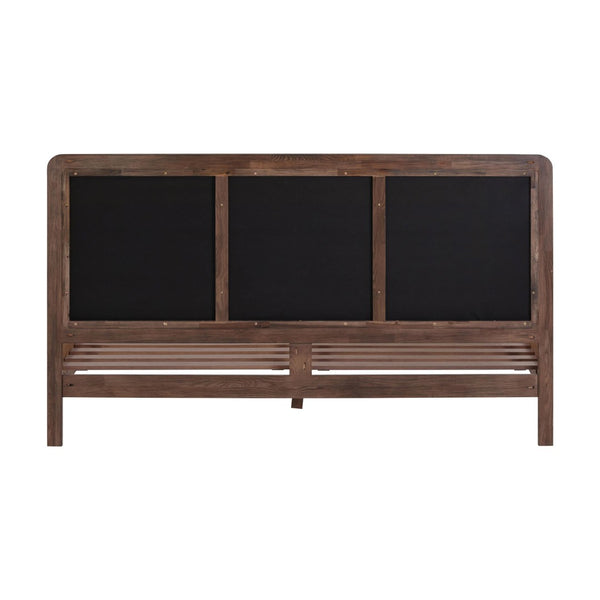 TOV Furniture Hella Velvet and Ash Wood Bed - Mid-Century Modern Design with Plush Comfort and Timeless Elegance Taupe / King TOV-B54449